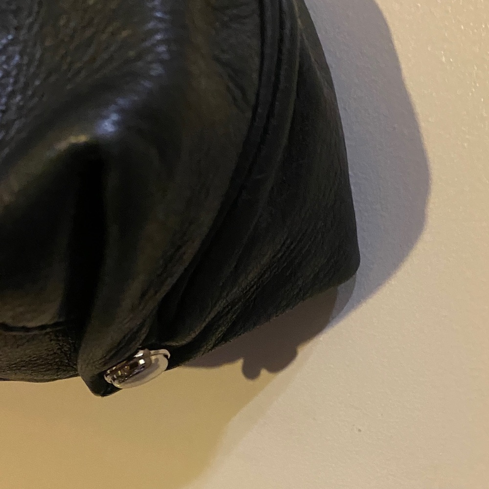 B Markowsky Black Leather Canterbury Satchel - Picture 4 of 16